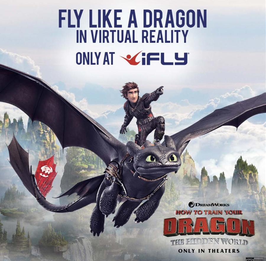 iFLY x How to Train Your Dragon VR activation